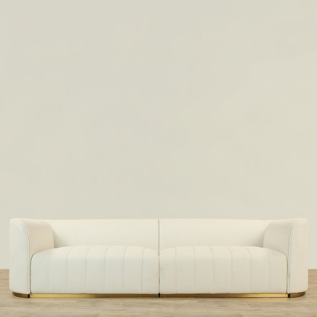 Furniture-Zane - Bouclé<br> Sofa-Bloomr