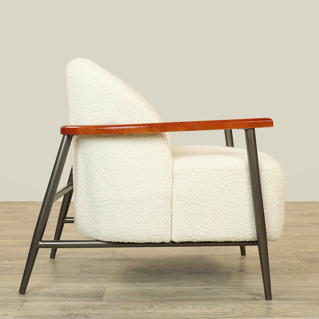 Eady - Bouclé <br> Armchair Lounge Chair