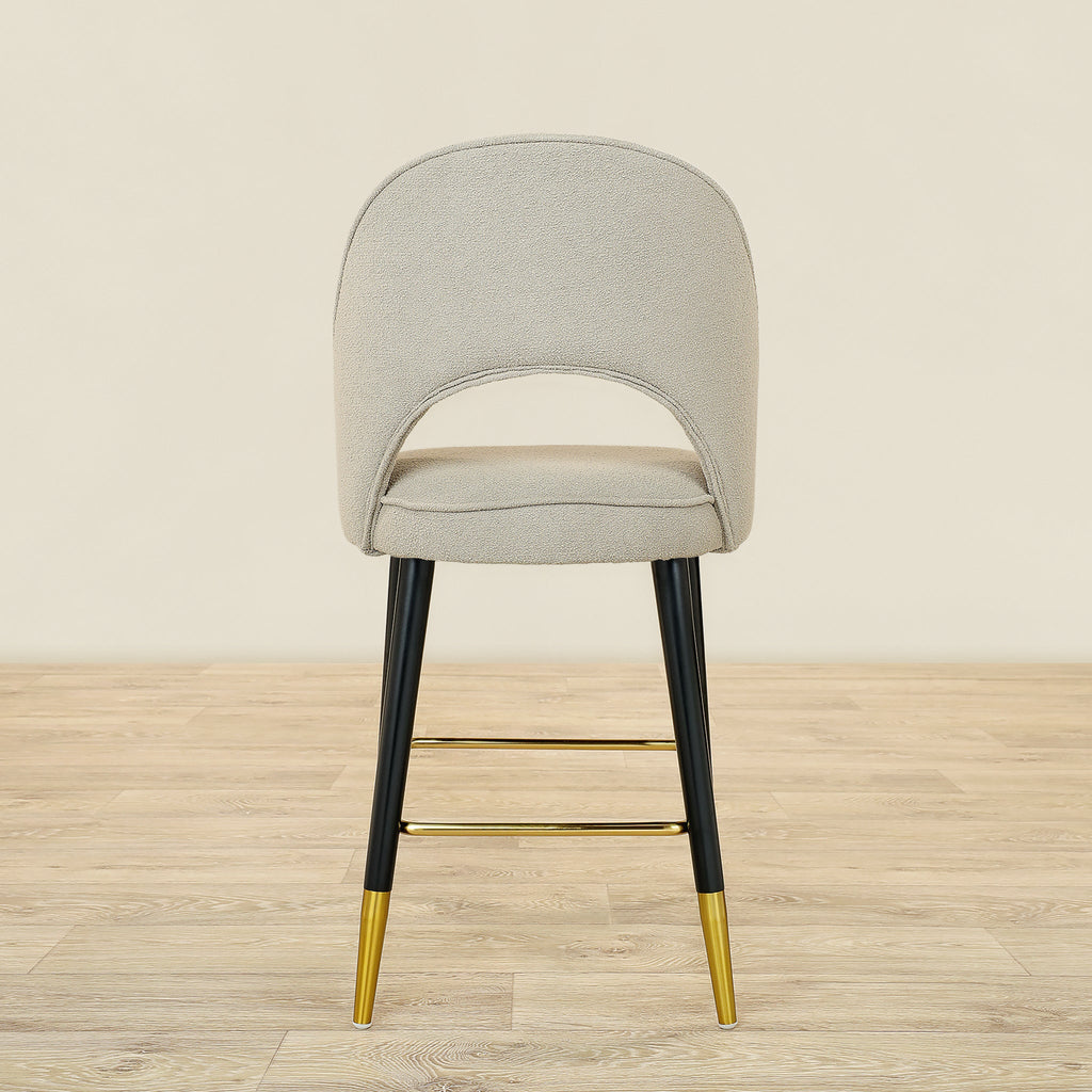 Massena - Bouclé Counter Stool