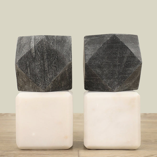 Marble Bookend Set of 2