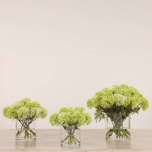 Allium Arrangement in Glass Vase