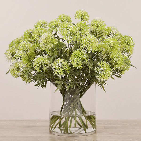 Allium Arrangement in Glass Vase