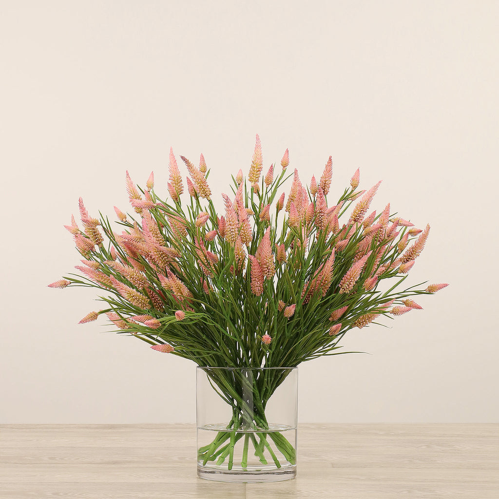 Trifolium Angustifolium Arrangement in Glass Vase