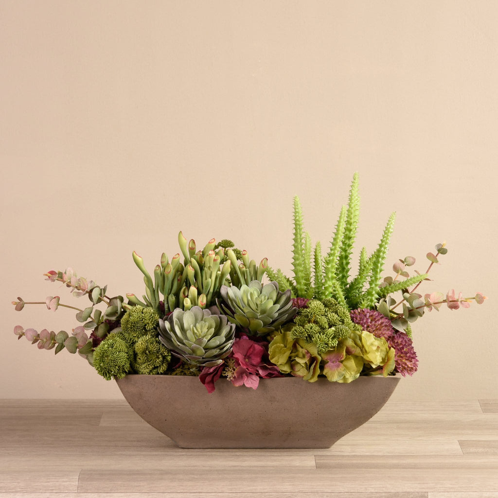 Artificial Mixed Greenery Arrangement - Bloomr