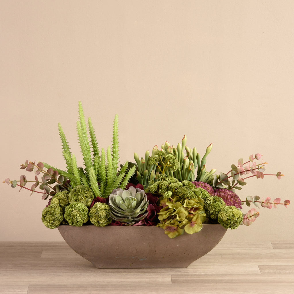 Artificial Mixed Greenery Arrangement - Bloomr