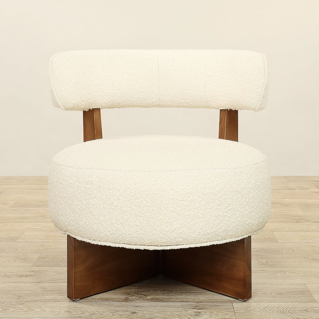 Vico - Bouclé<br>  Armchair Lounge Chair - Bloomr