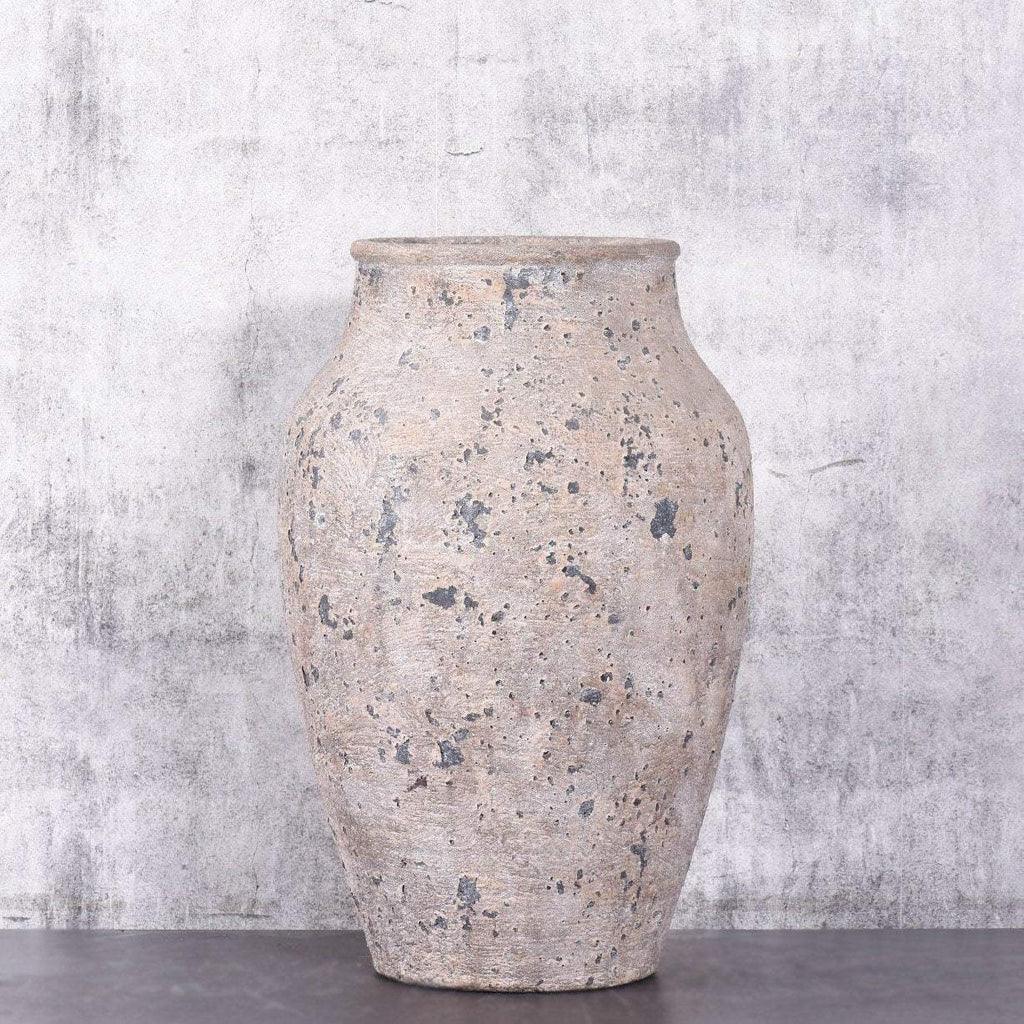 Round Cement Pot - Bloomr