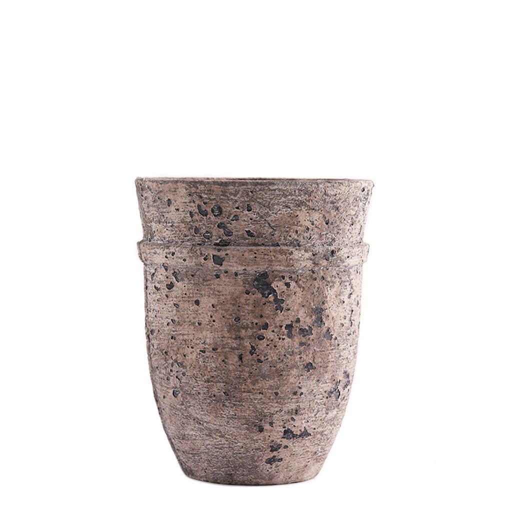 Round Cement Pot - Bloomr